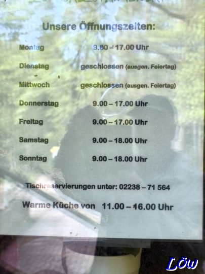 23.4.2026 - &Ouml;ffnungsdaten